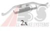 A.B.S. 1682Q Accessory Kit, disc brake pads